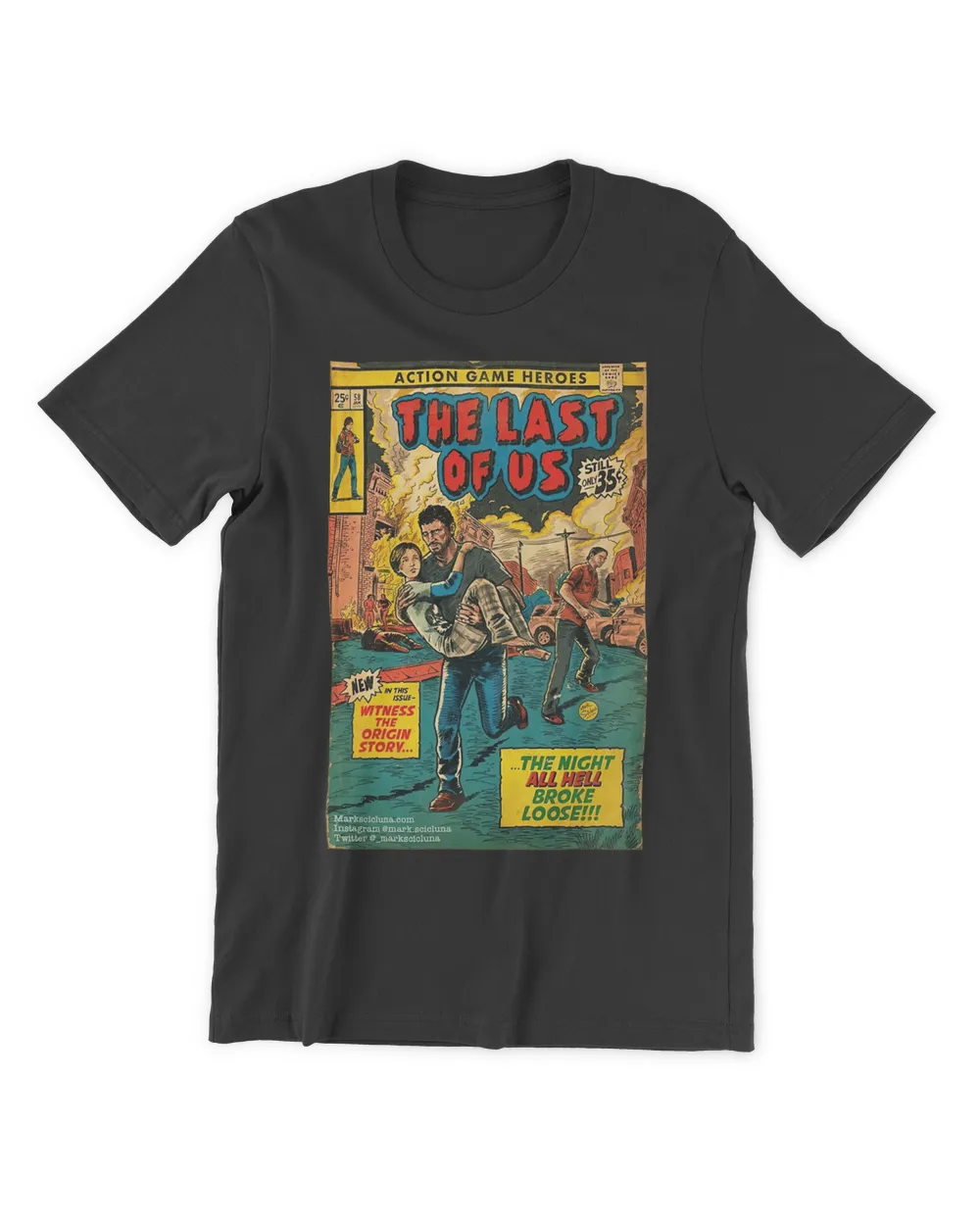 The Last Of Us Shirt, Comic Art Vintage Unisex Tee, Gift For Fan