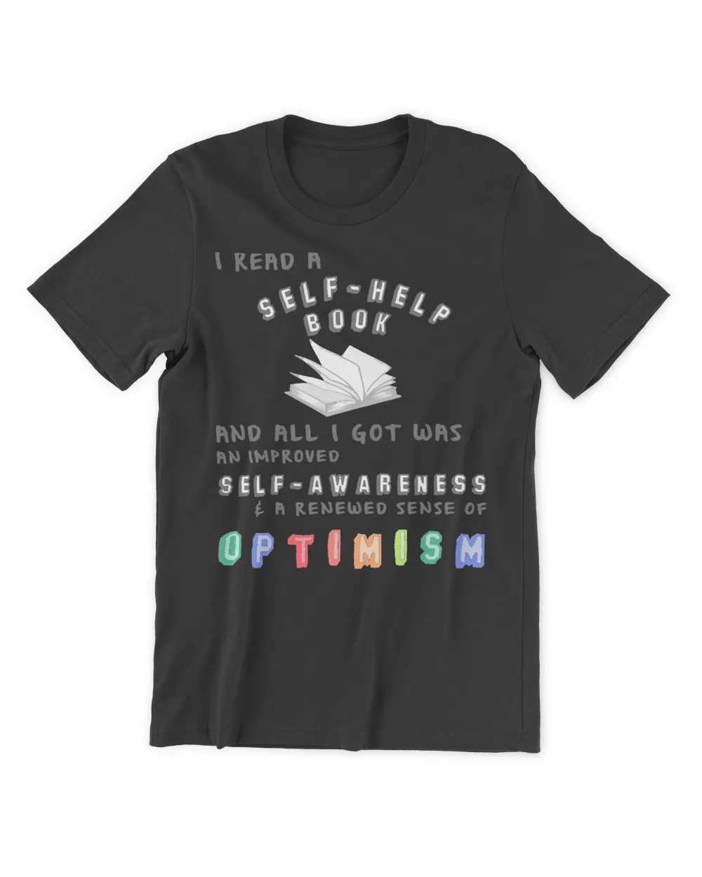 Book I read a self help book Read Reading Men's Premium Tshirt black s