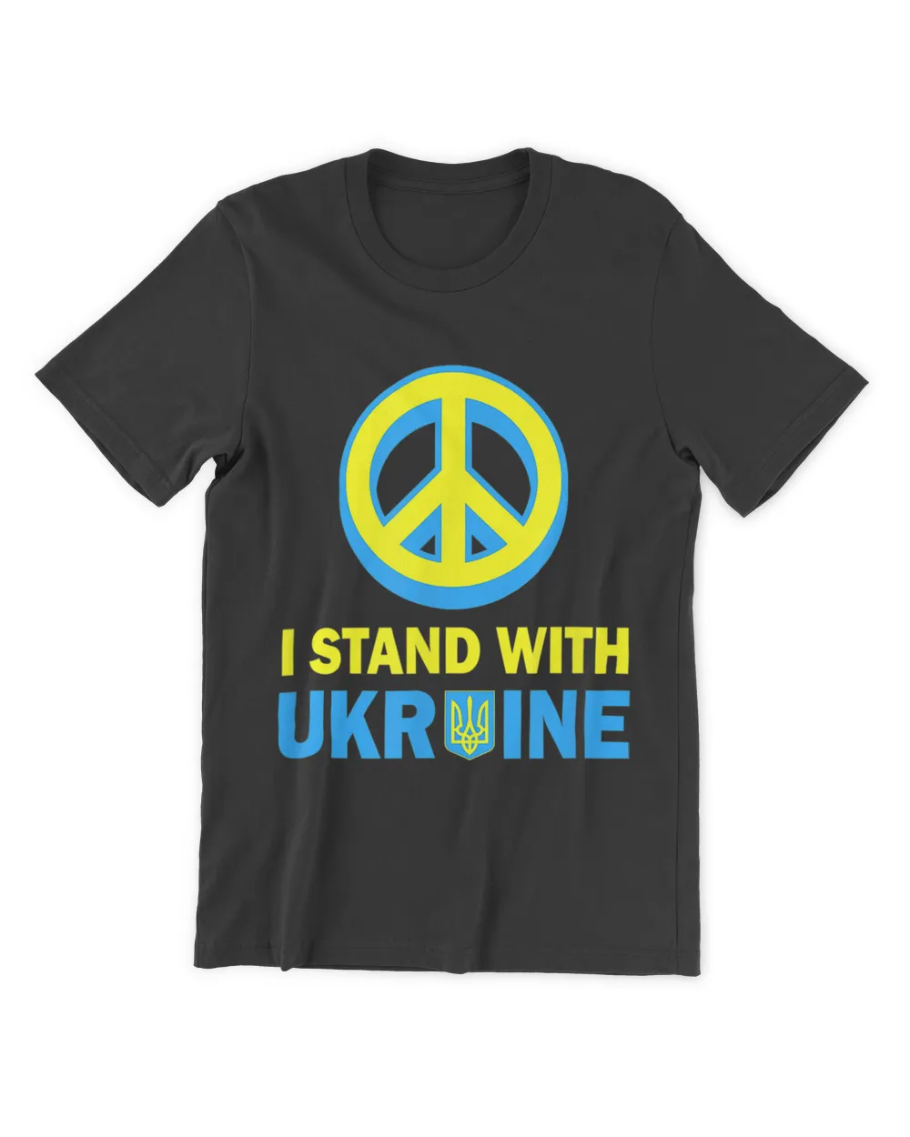 I stand With Ukraine Shirt Ukrainian Flag No War In Ukraine T-Shirt shirt