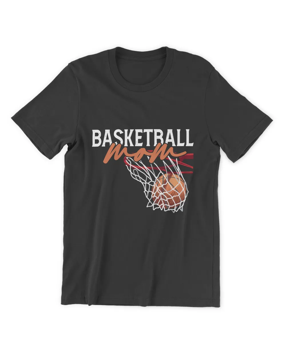 RD Basketball Mom Basket Hoop T-Shirt
