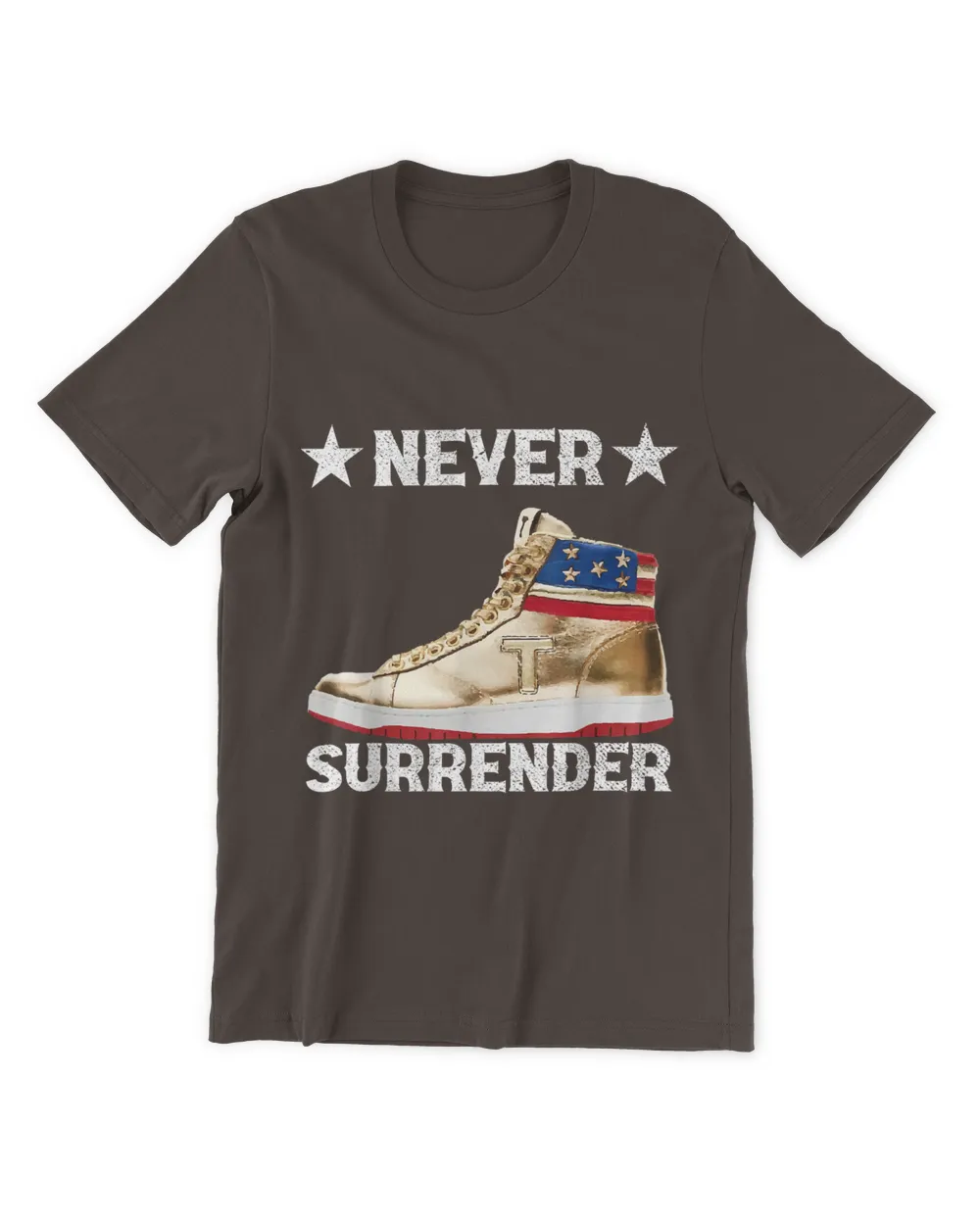 Trump Sneakers Never Surrender Pro Trump T-Shirt