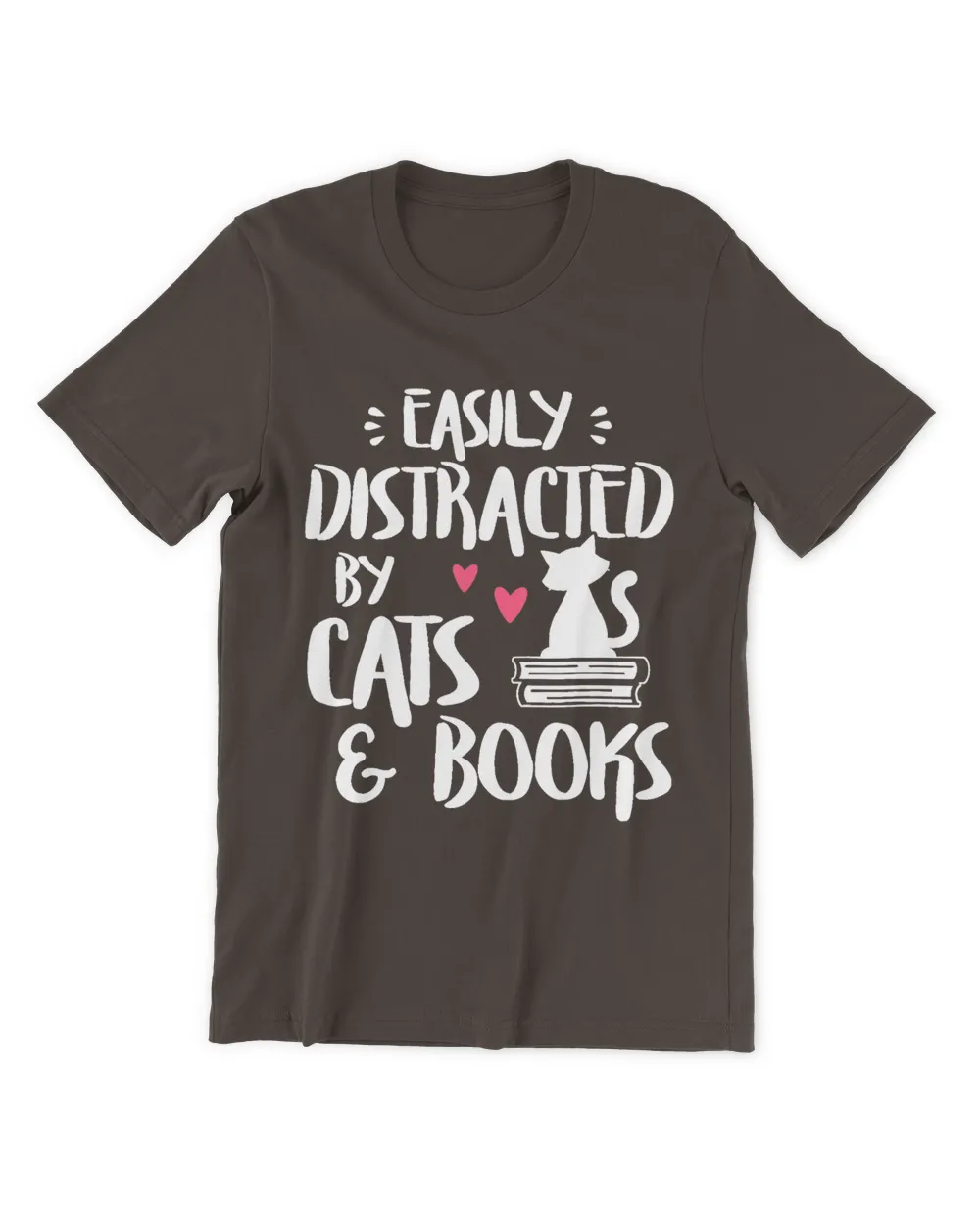 Easily Distracted by Cats and Books V2 QTCATB191222A8