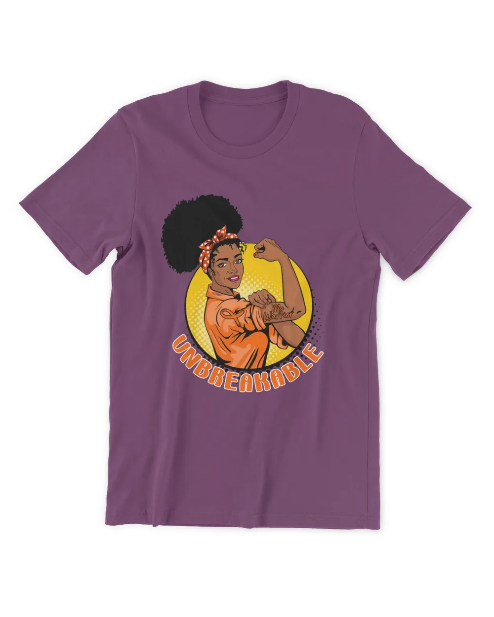 RD Ms Warrior Unbreakable Shirt, Multiple Sclerosis Awareness, Black Women MS Shirt, Multiple Sclerosis T-Shirt