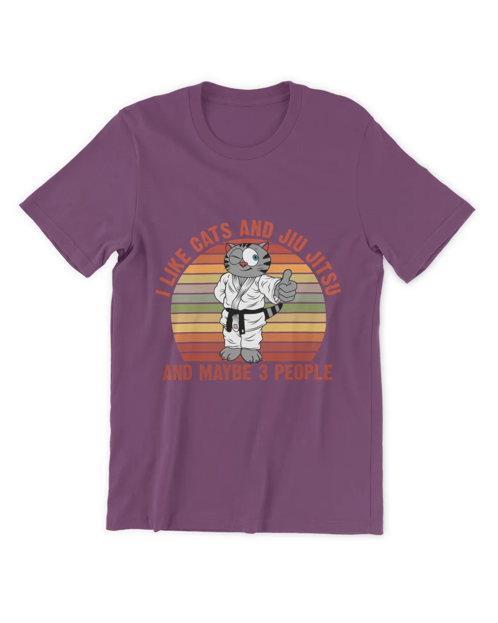 RD I Like Cats And Jiu Jitsu Shirt, Retro Brazilian Martial Shirt, Jiu Jitsu Shirt, Cat Lovers Shirts