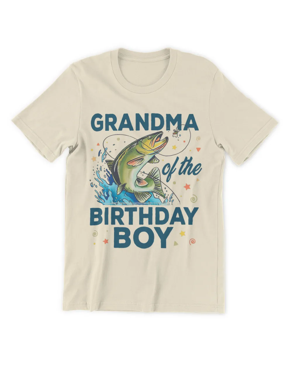 Grandma Of The Birthday Boy Fishing Birthday Bass Fish Bday
