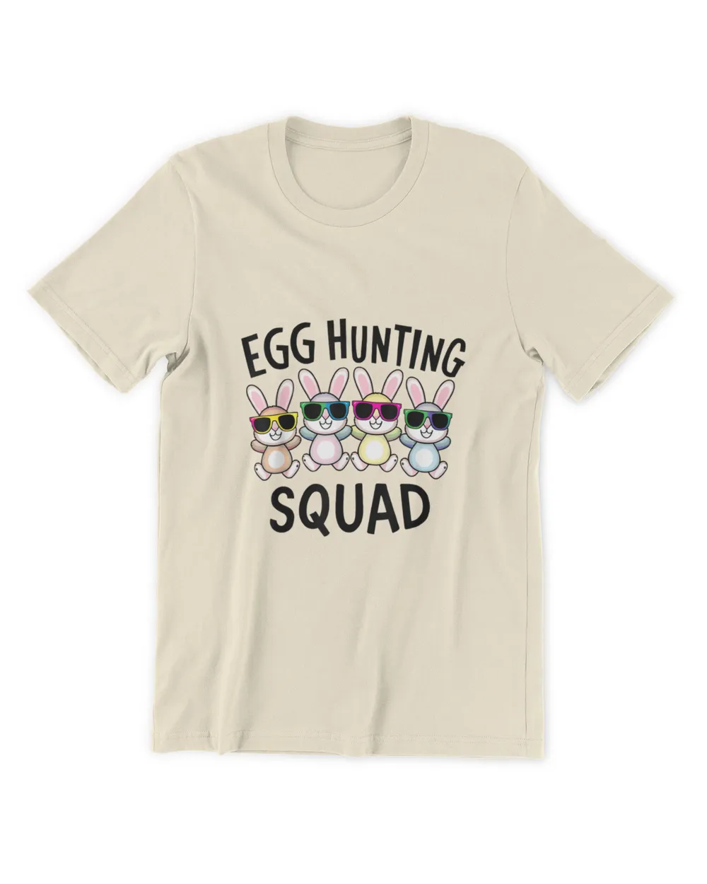 Egg Hunting Squad Crew Family Funny Happy Easter Bunny Kids T-Shirt