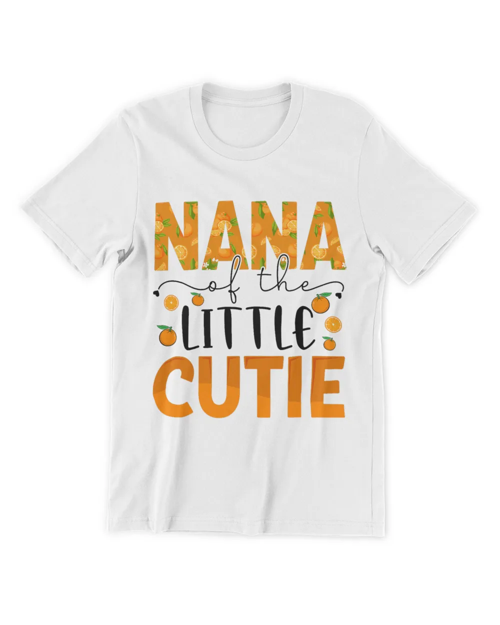 Nana Little Cutie Baby Shower Orange 1st Birthday Party