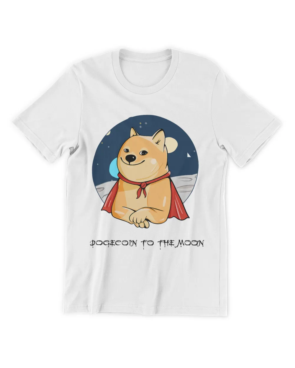 Funny Super Shiba Inu To The Moon Cryptocurrency Dogecoin