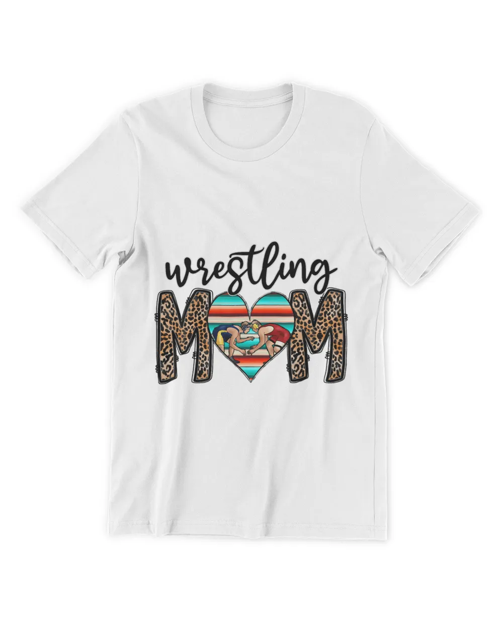 Leopard Wrestling Mom Mama Mothers Day Matching Family