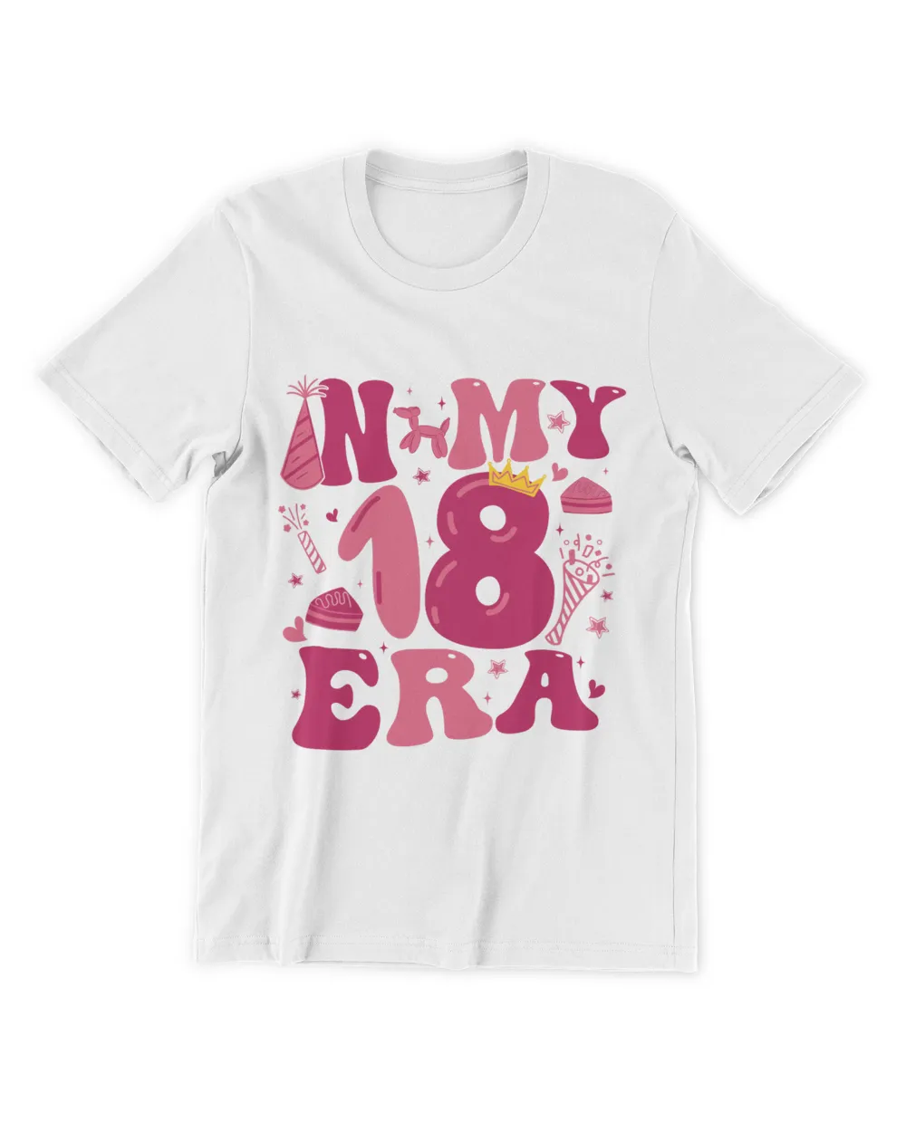 In My 18 Era Shirt, 18th Birthday Crewneck, Birthday Girl Shirt, In My Birthday Era Shirt, Birthday Gift, Birthday Squad Shirt
