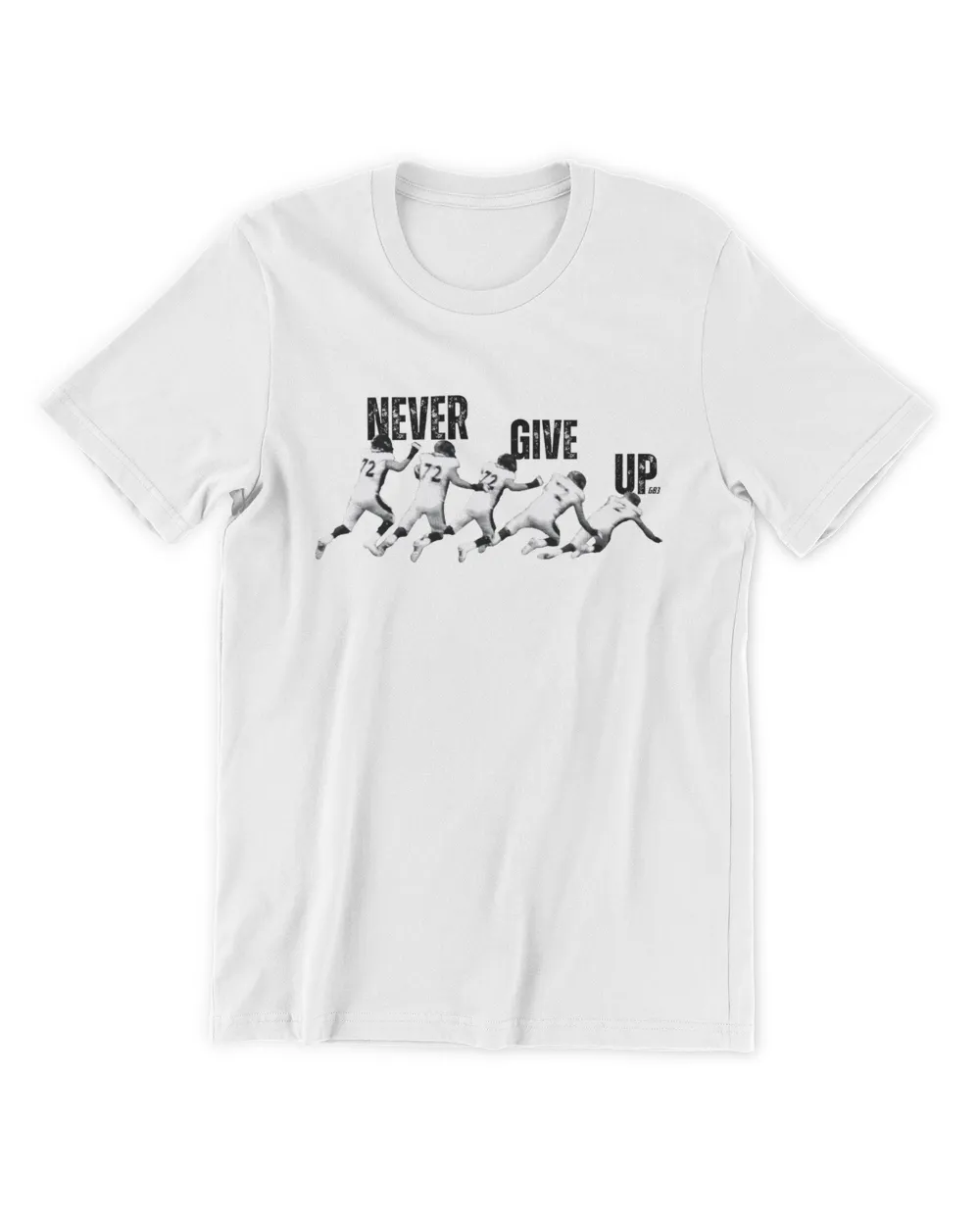 Broncos Lt Garett Bolles Wearing Never Give Up Shirt