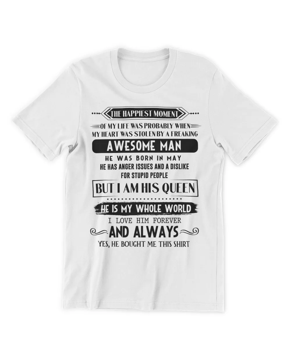 Freaking Awesome man Unisex Premium T-Shirt white s