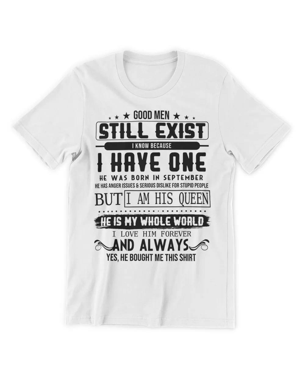 Good men Unisex Premium T-Shirt white s