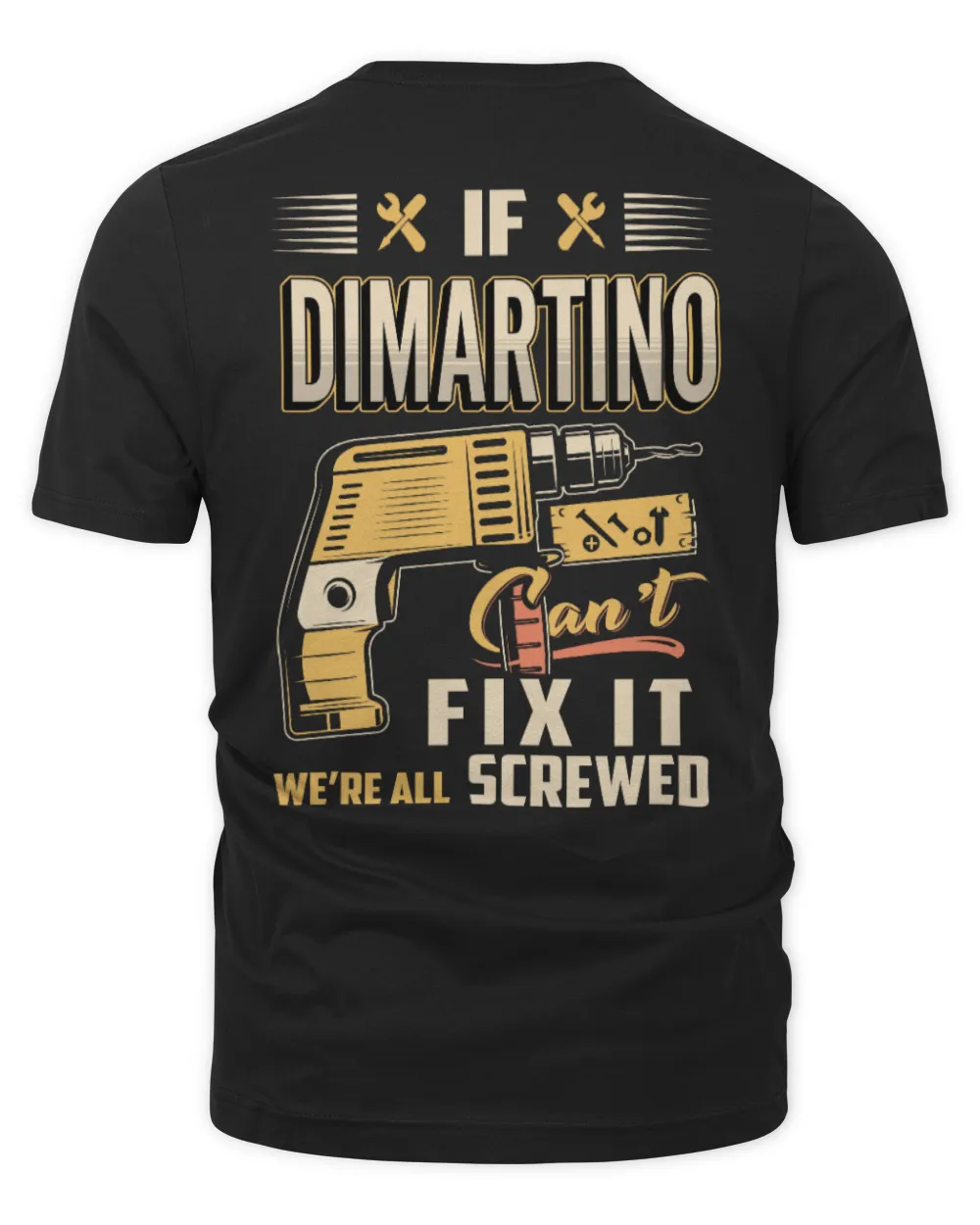 IF DIMARTINO CAN'T FIX IT WE'RE ALL SCREWED B3 Unisex Premium T-Shirt black s