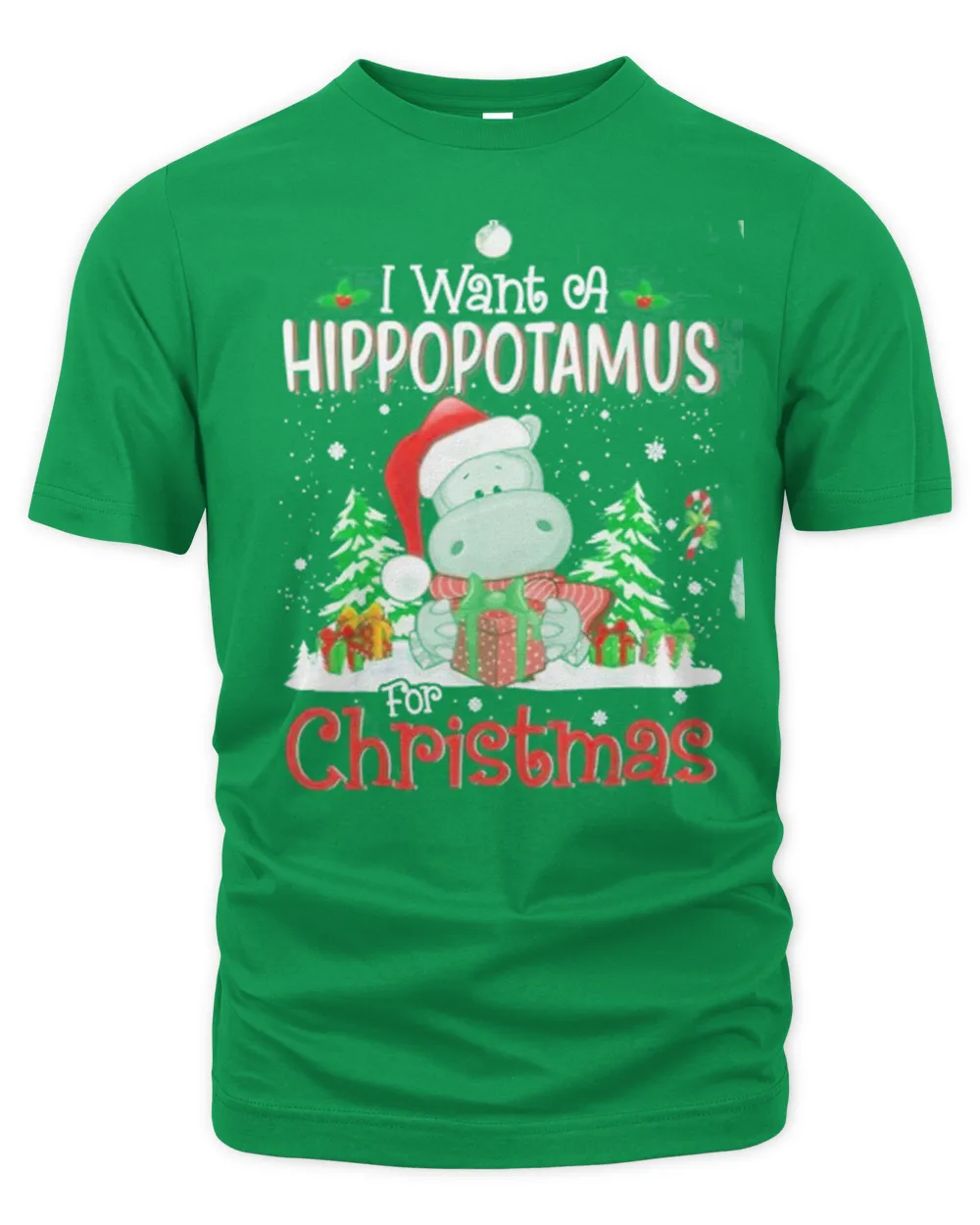 I want a hippopotamus for Christmas shirt