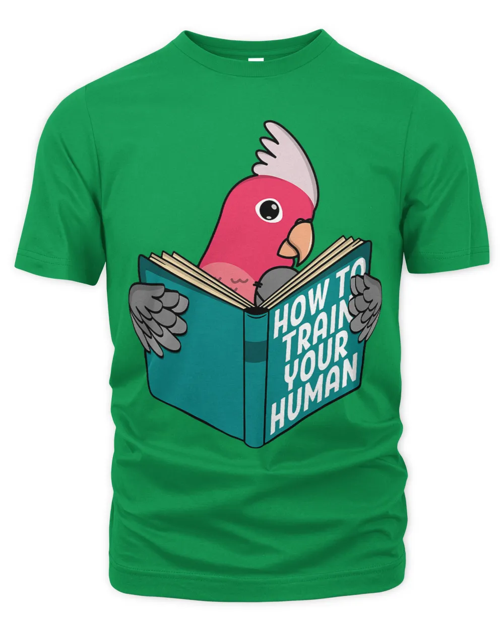 Train Your Human I Book Parrot Rosebreasted Galah Cockatoo