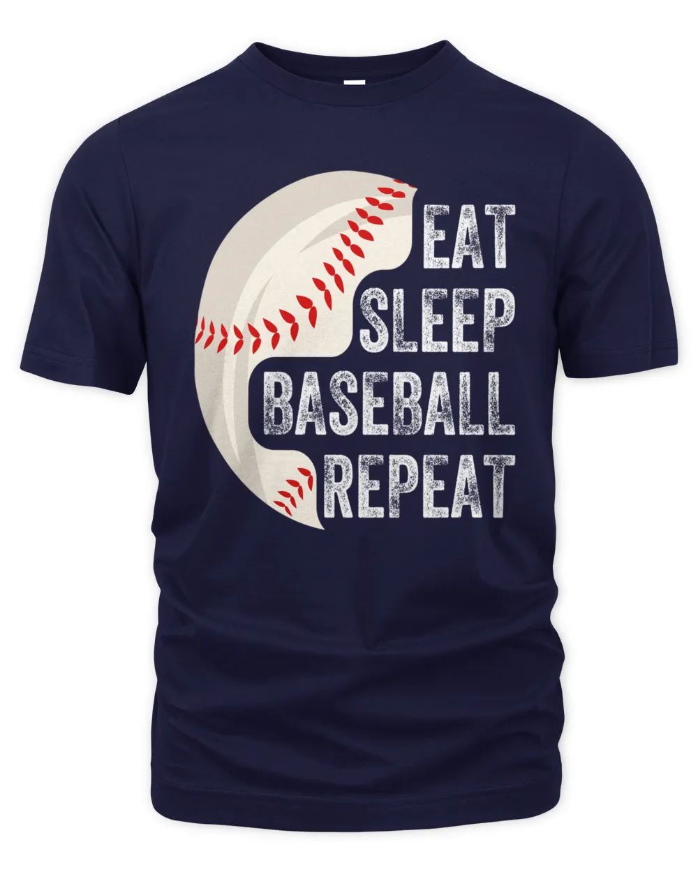 Eat sleep baseball repeat tee