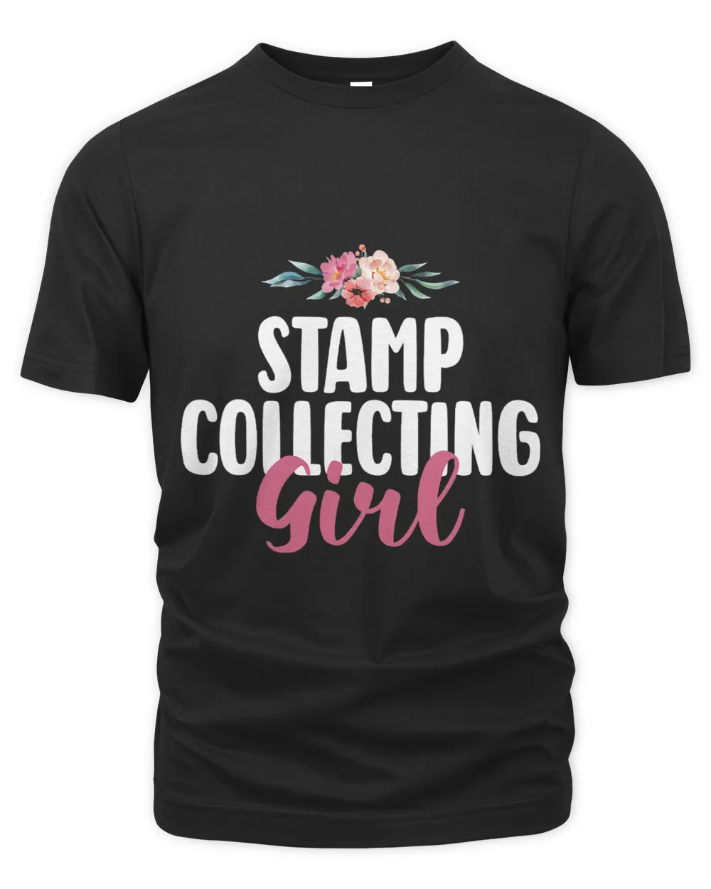 Stamp Collecting Girl Postage Stamps Collector Enthusiast