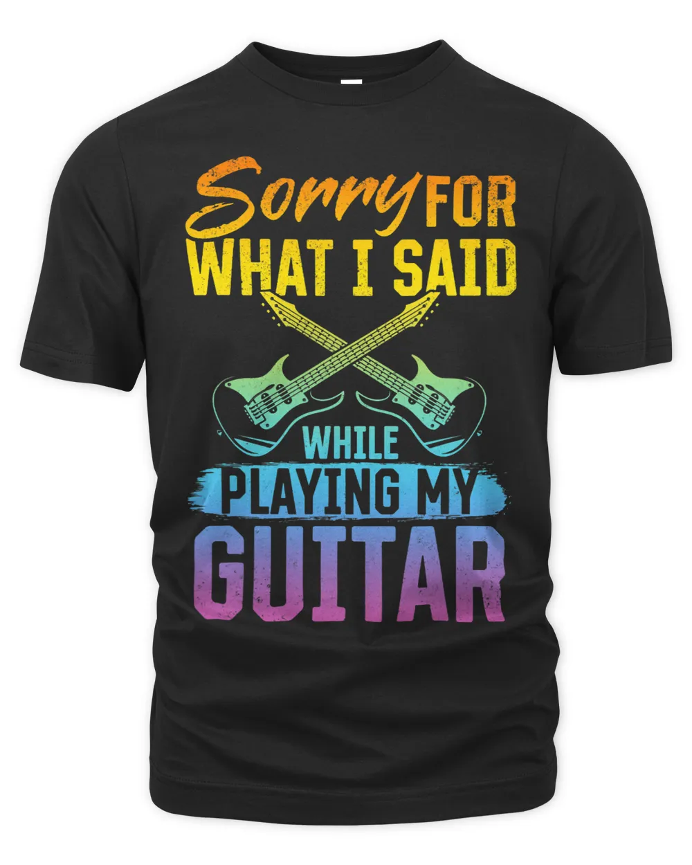 Sorry For What I Said While Playing My Guitar Bass Guitarist