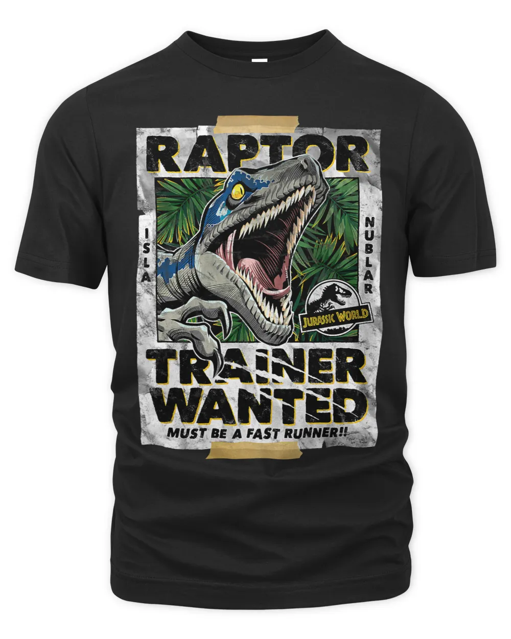 Jurassic World Raptor Trainer Wanted Poster