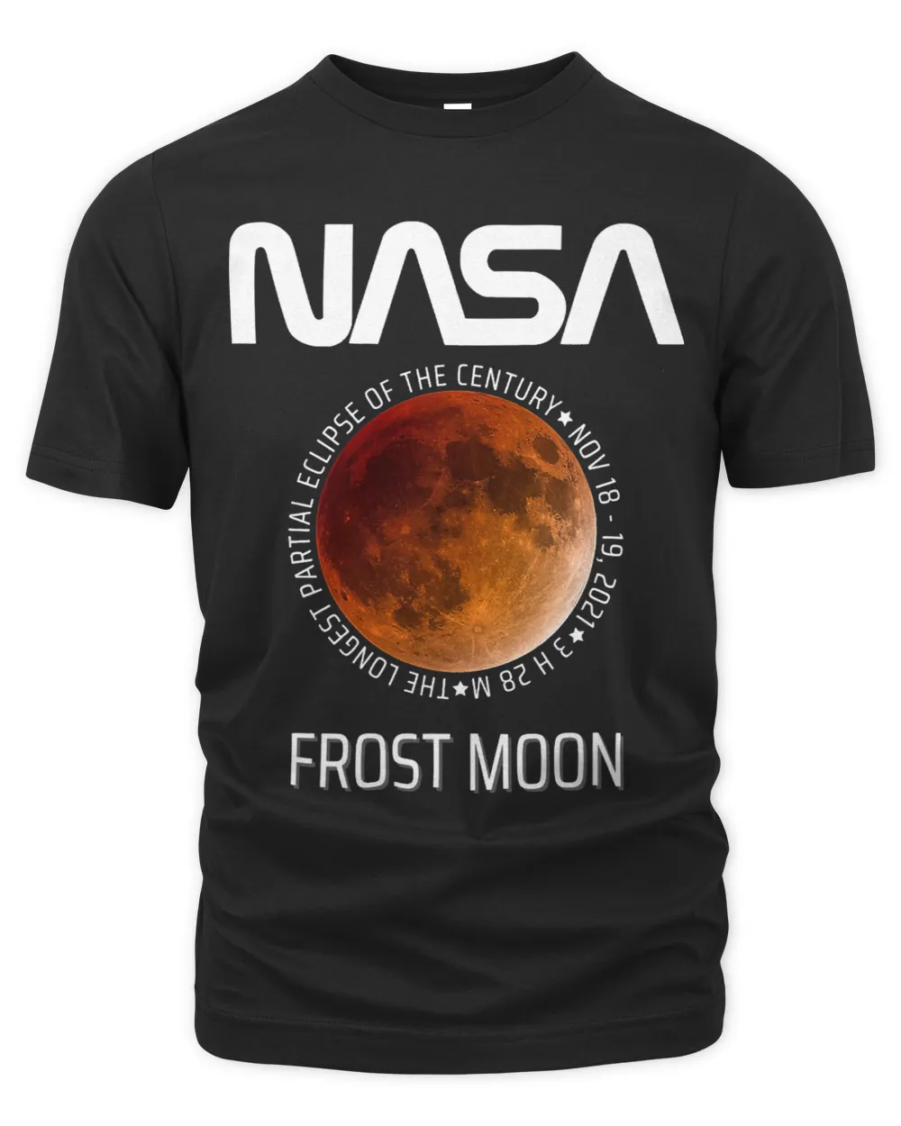 Frost Moon The Longest Partial Lunar Eclipse21 Unisex Premium T-Shirt black s