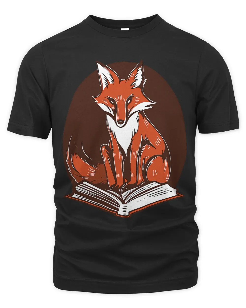 Book Reading Fox Reading A Book in Cottagecore Aesthetic