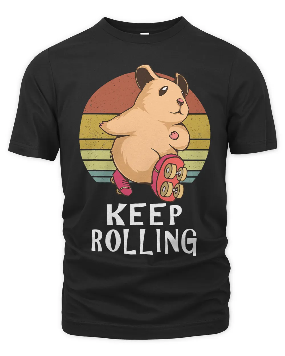 Keep Rolling a Hamster Roller Skating