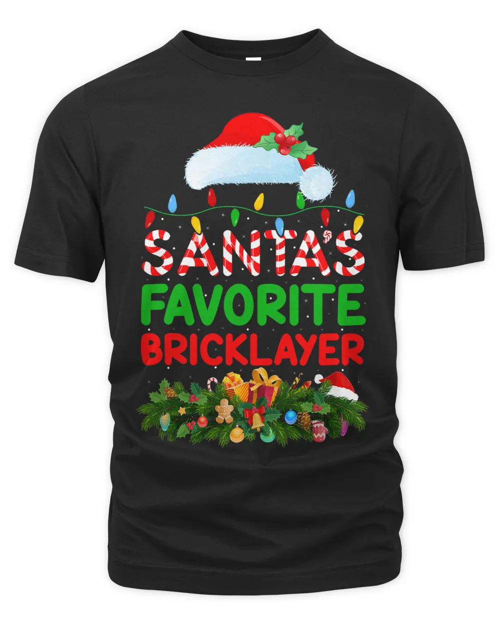 Bricklayer Bricks Xmas Lighting Santas Favorite Bricklayer Christmas