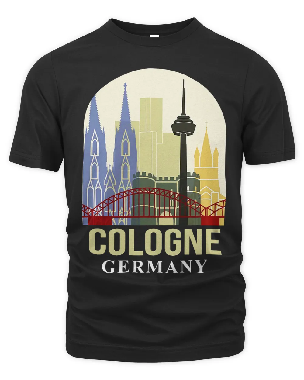 Cologne Germany Travel Poster Meet Me In Cologne Traveling