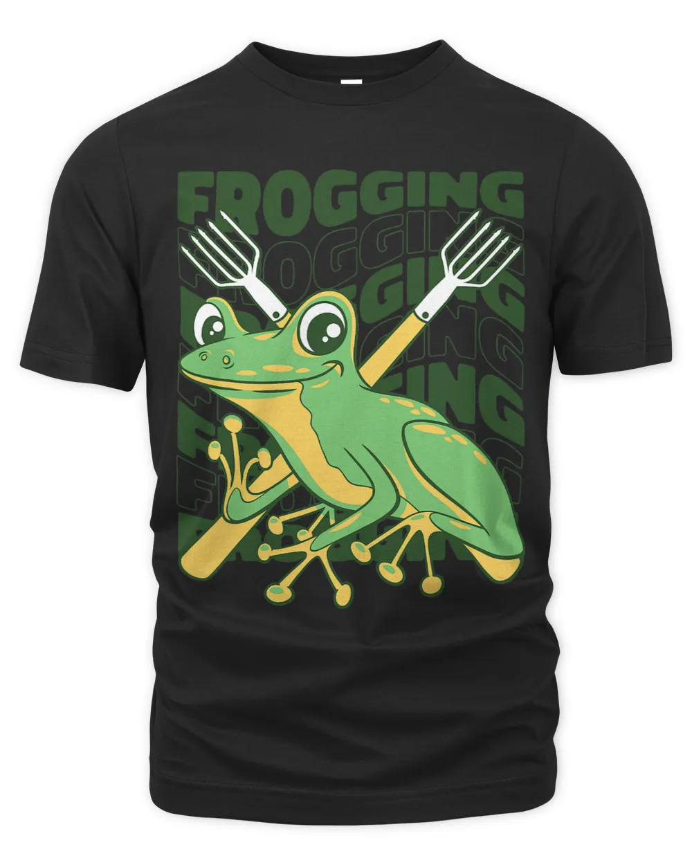 Frogging Tadpoles Gigging Hunter Bullfrog Frog Catching