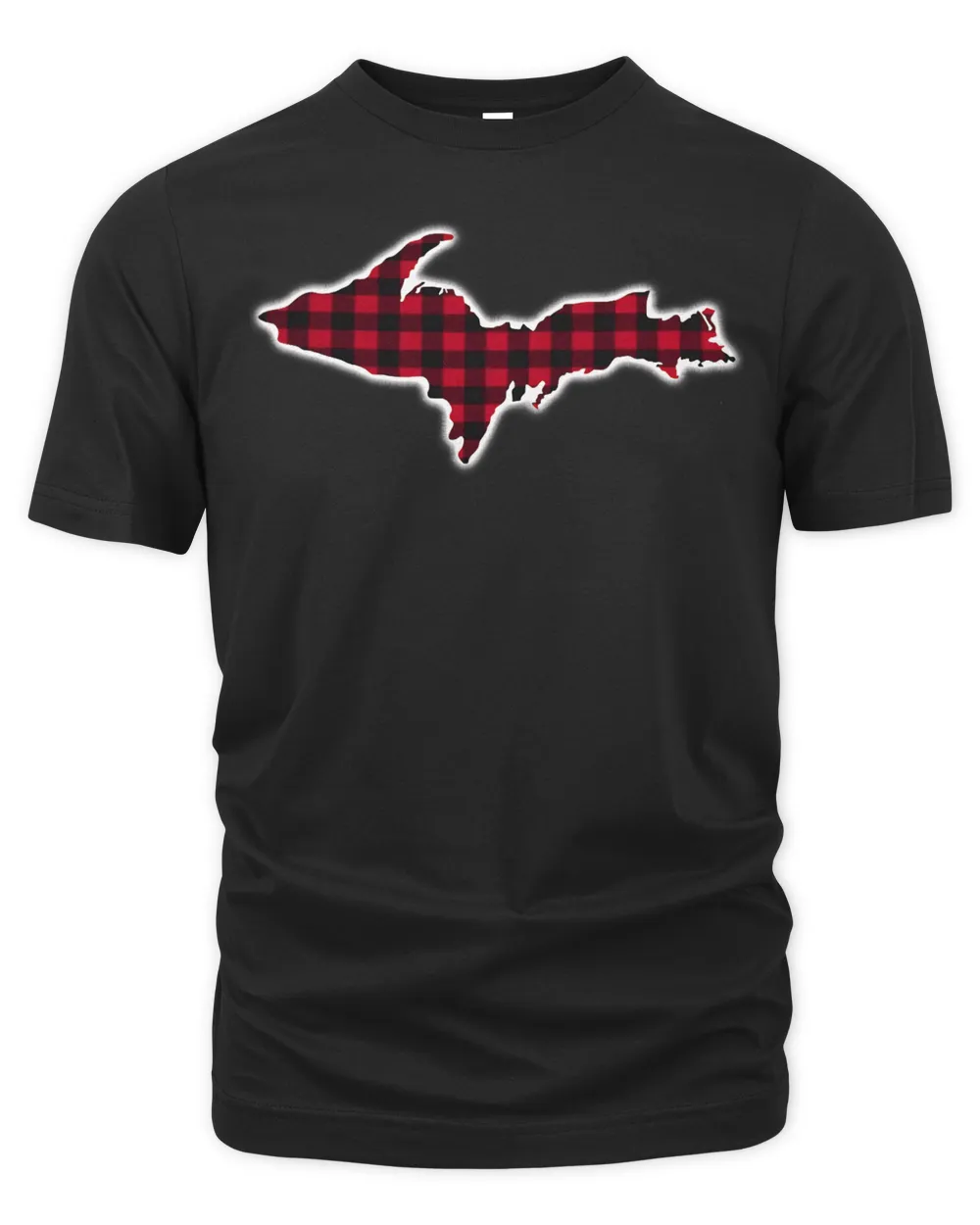 UP Upper Peninsula Buffalo Check Yoopers Hunter Plaid T-Shirt