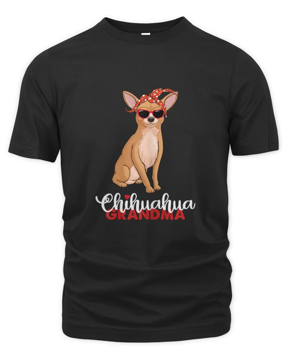 Chihuahua Grandma Unisex Premium T-Shirt black s