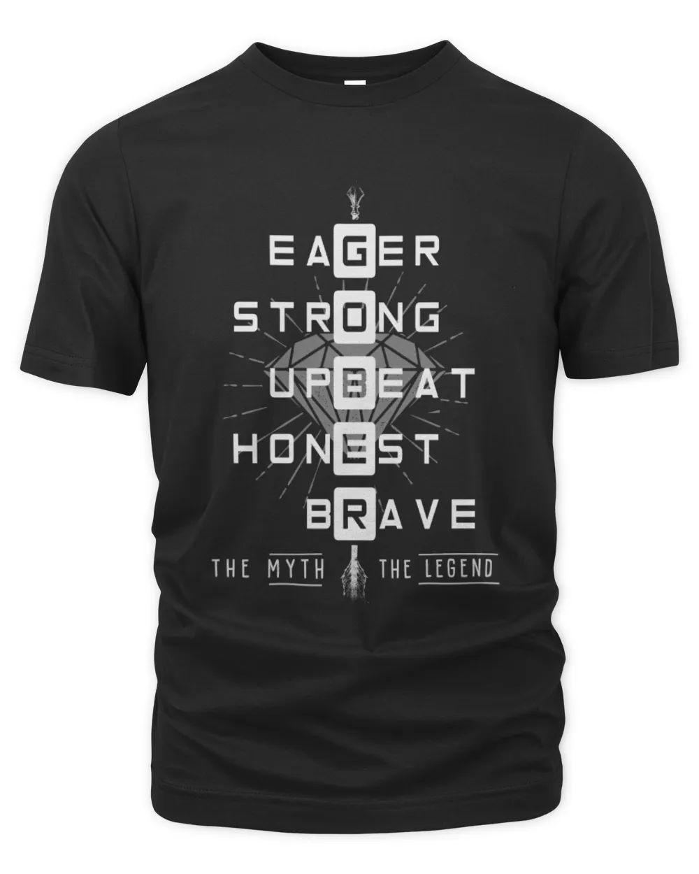 GOBER The Myth The Legend Men's Premium Tshirt black s