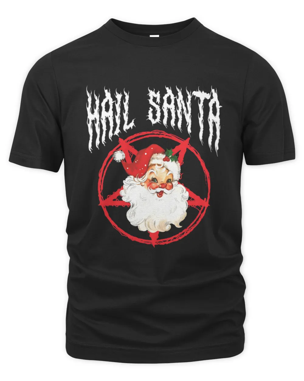 Hall Santa xmas Unisex Premium T-Shirt black s