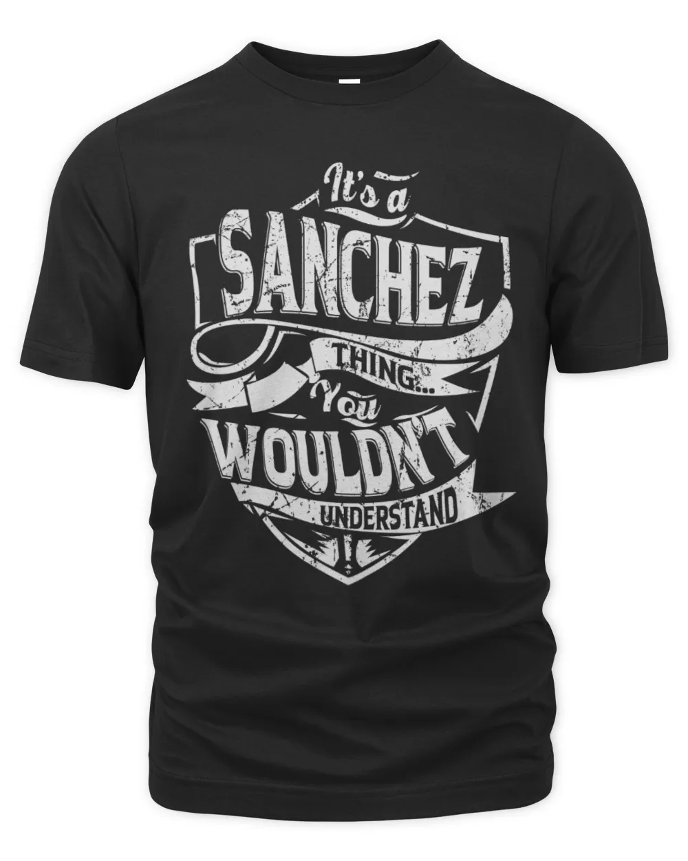 It's a SANCHEZ thing you wouldn't understand Unisex Premium T-Shirt black s