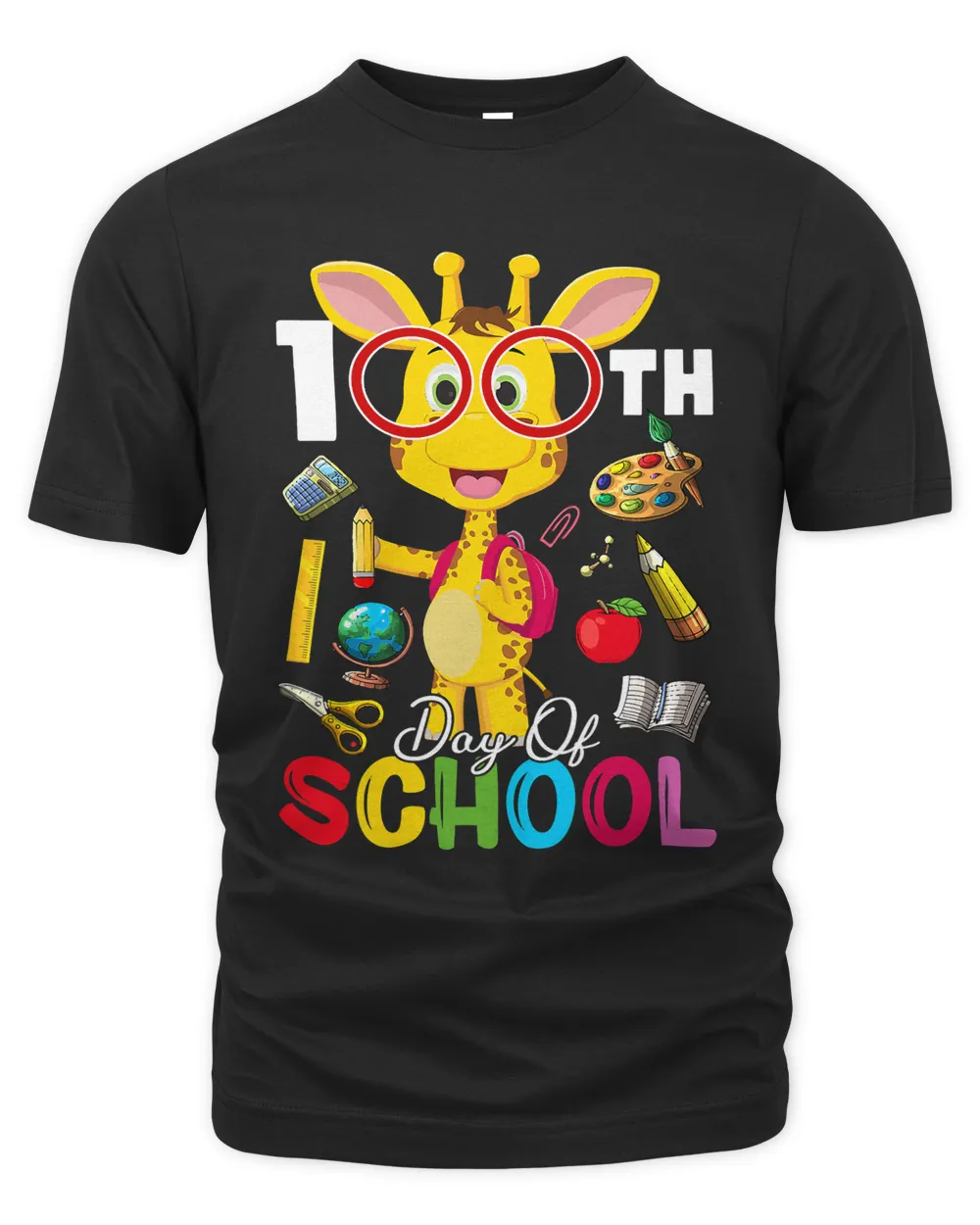 100th Day Of School Giraffe Lovers 100 Days Smarter Student