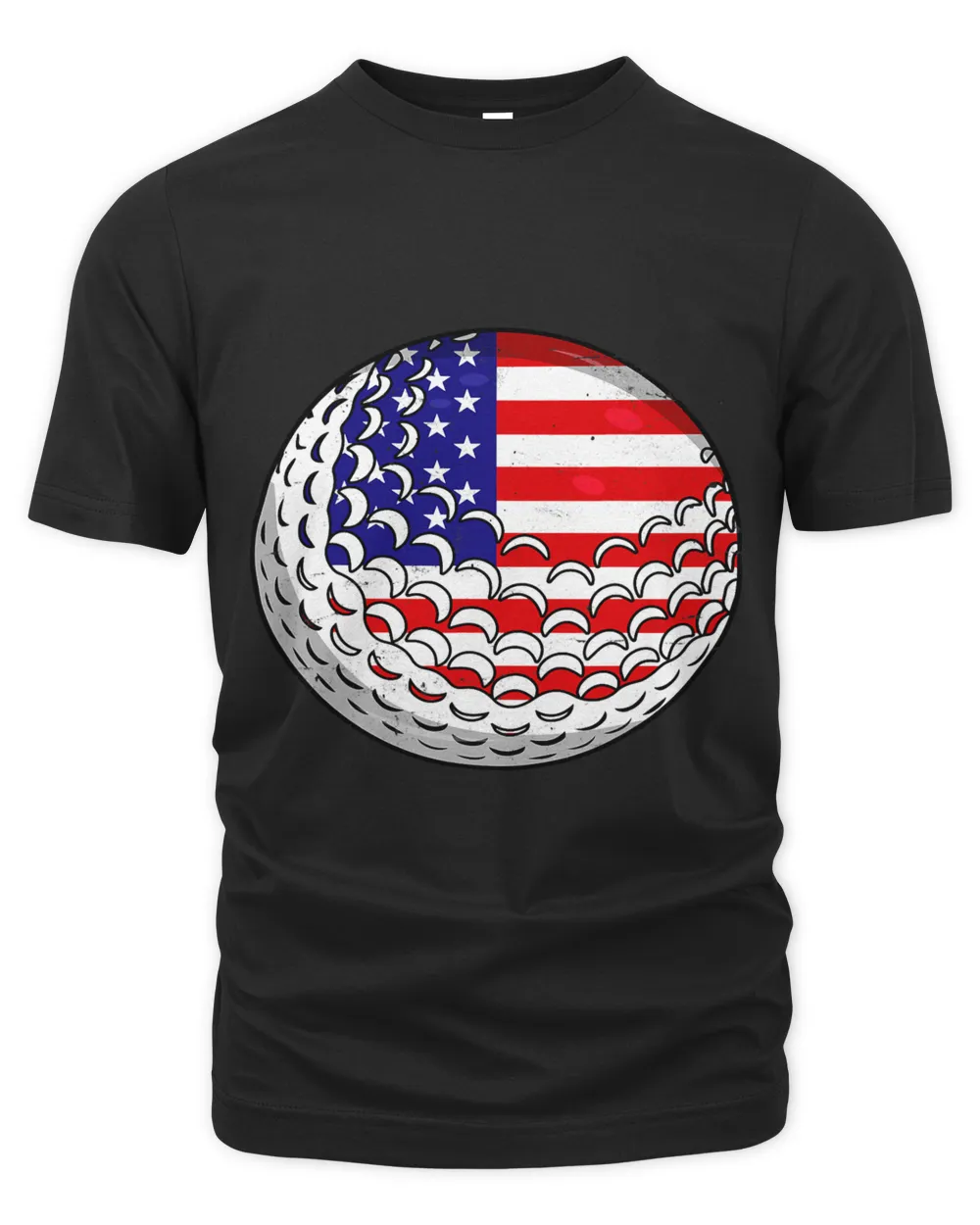 Vintage Golf American Flag Family Sport Matching