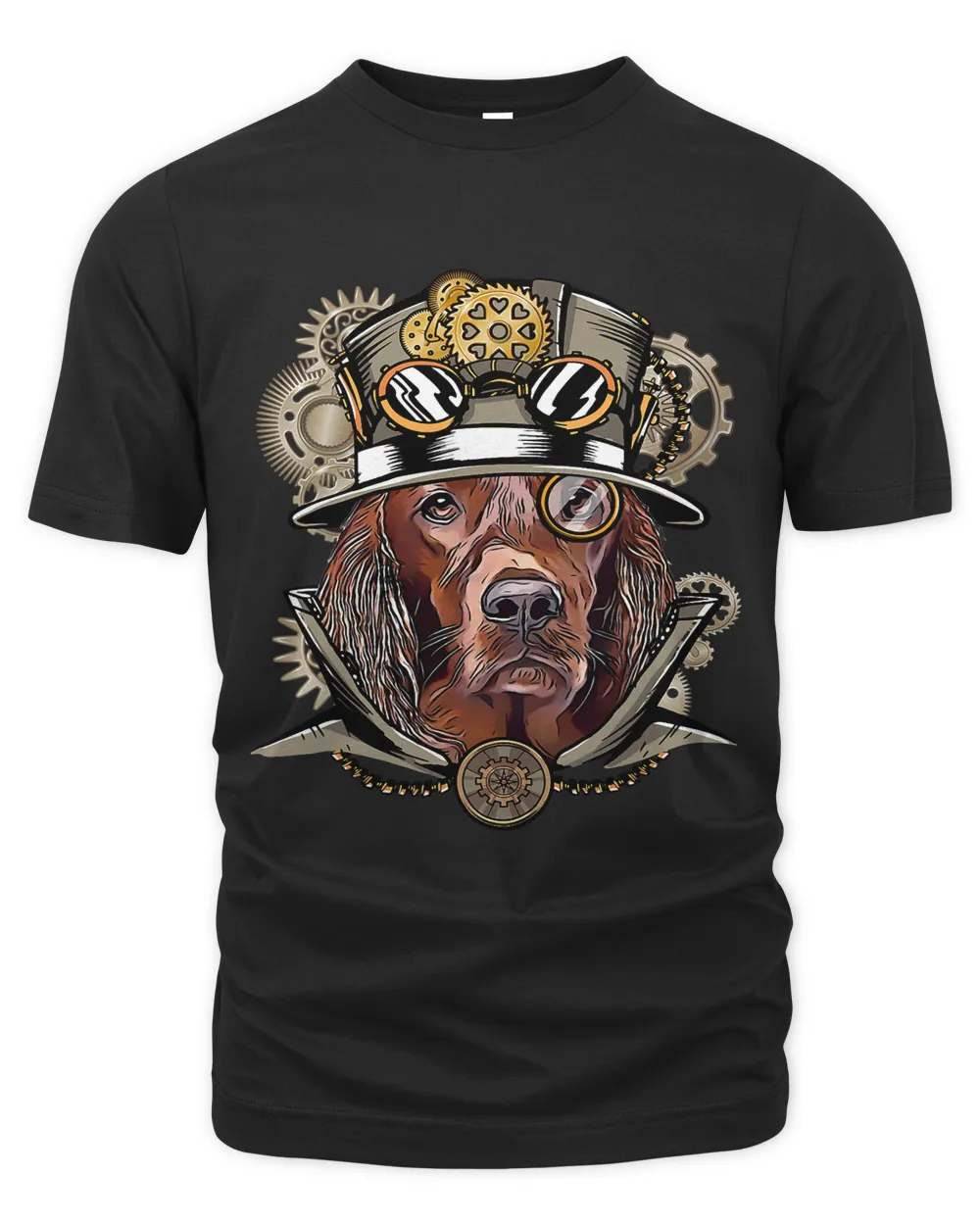 Irish Setter Dog Medieval Victorian Gothic Steampunk