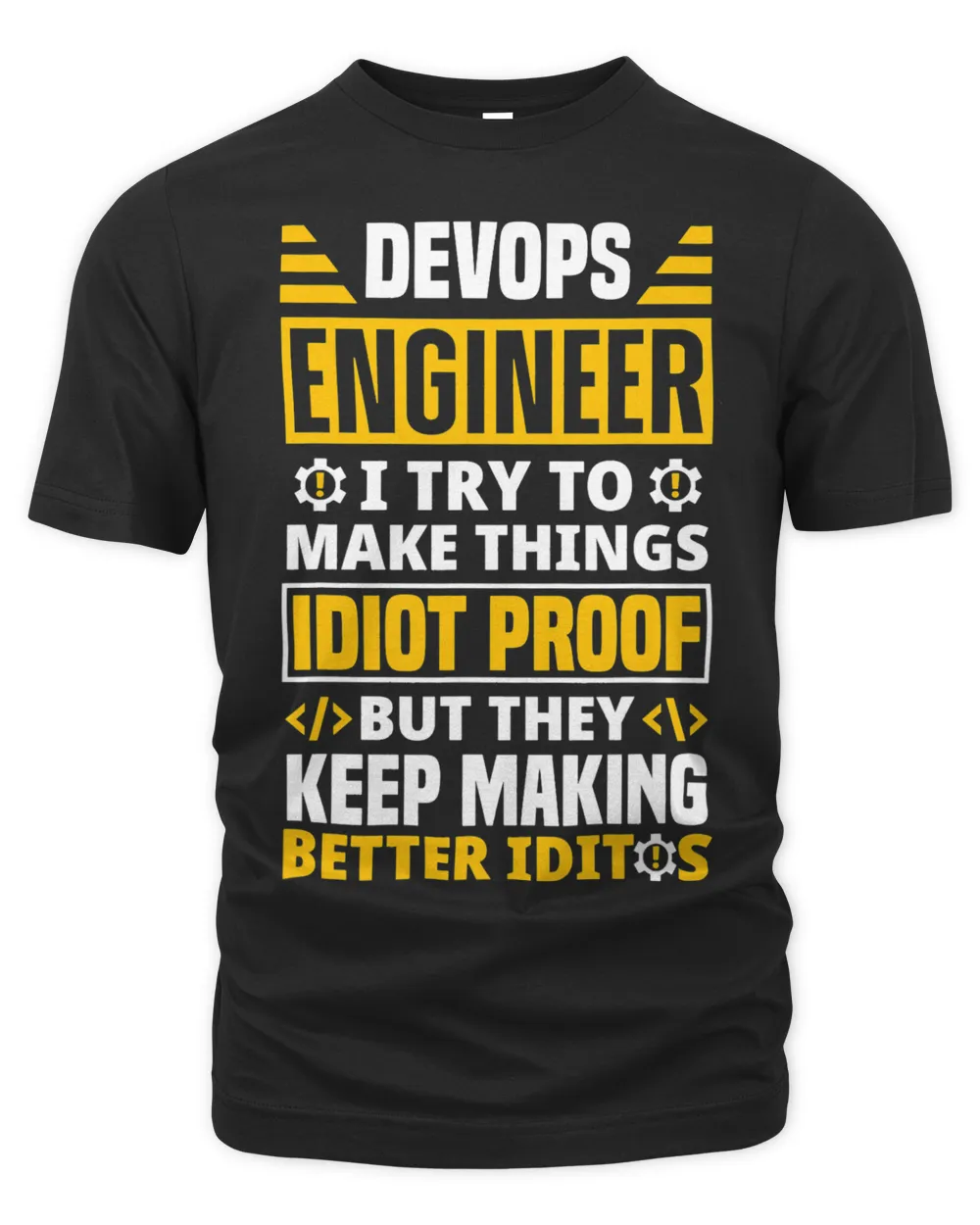 DevOps Engineer Cloud Computing Software Engineer Joke Unisex Premium T-Shirt black s