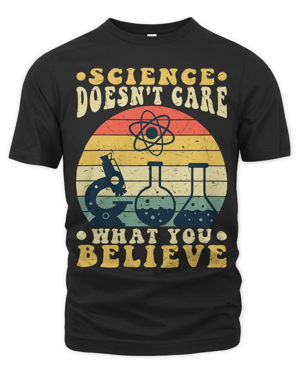 Funny Sarcastic Personality Science Nerd Scientist Retro Unisex Premium T-Shirt black s