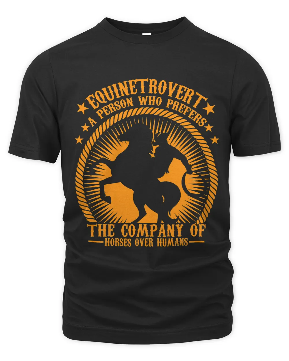 Equinetrovert A Person Who Prefers The Company Of Horses