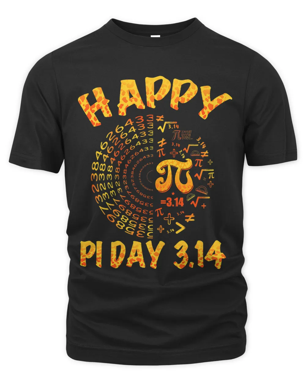 Happy Pi Day 314 March 2023 Pi Number Symbol Unisex Premium T-Shirt black s