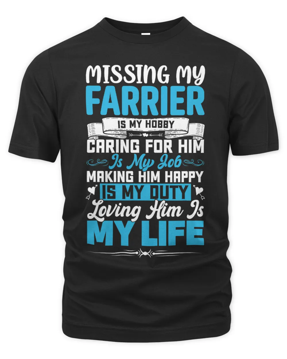 Blacksmithing Design for a Farrier Girlfriend Wife
