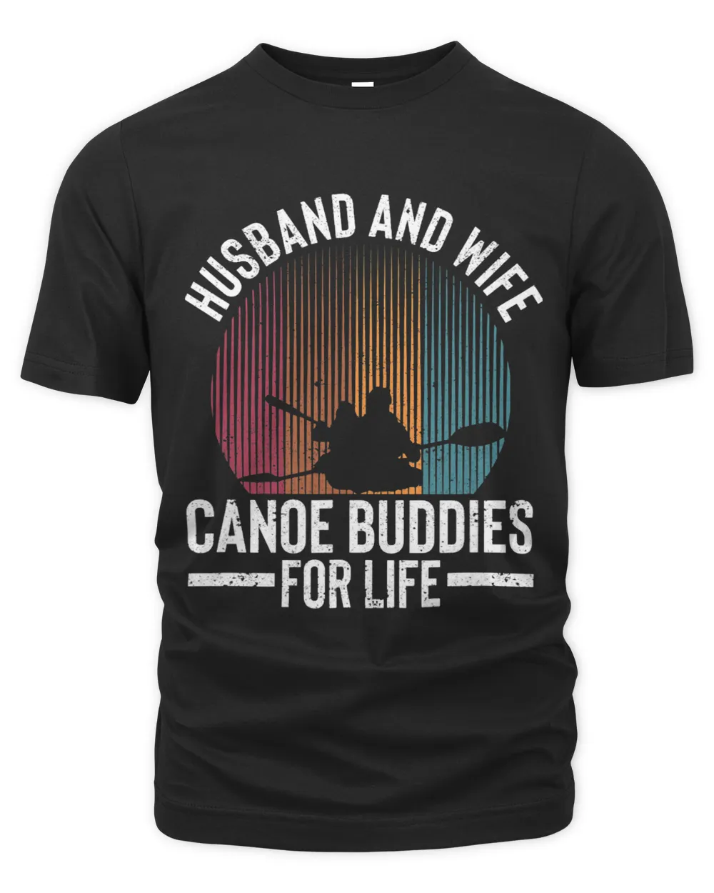 Husband And Wife Canoe Buddies For Life Marriage Wedding