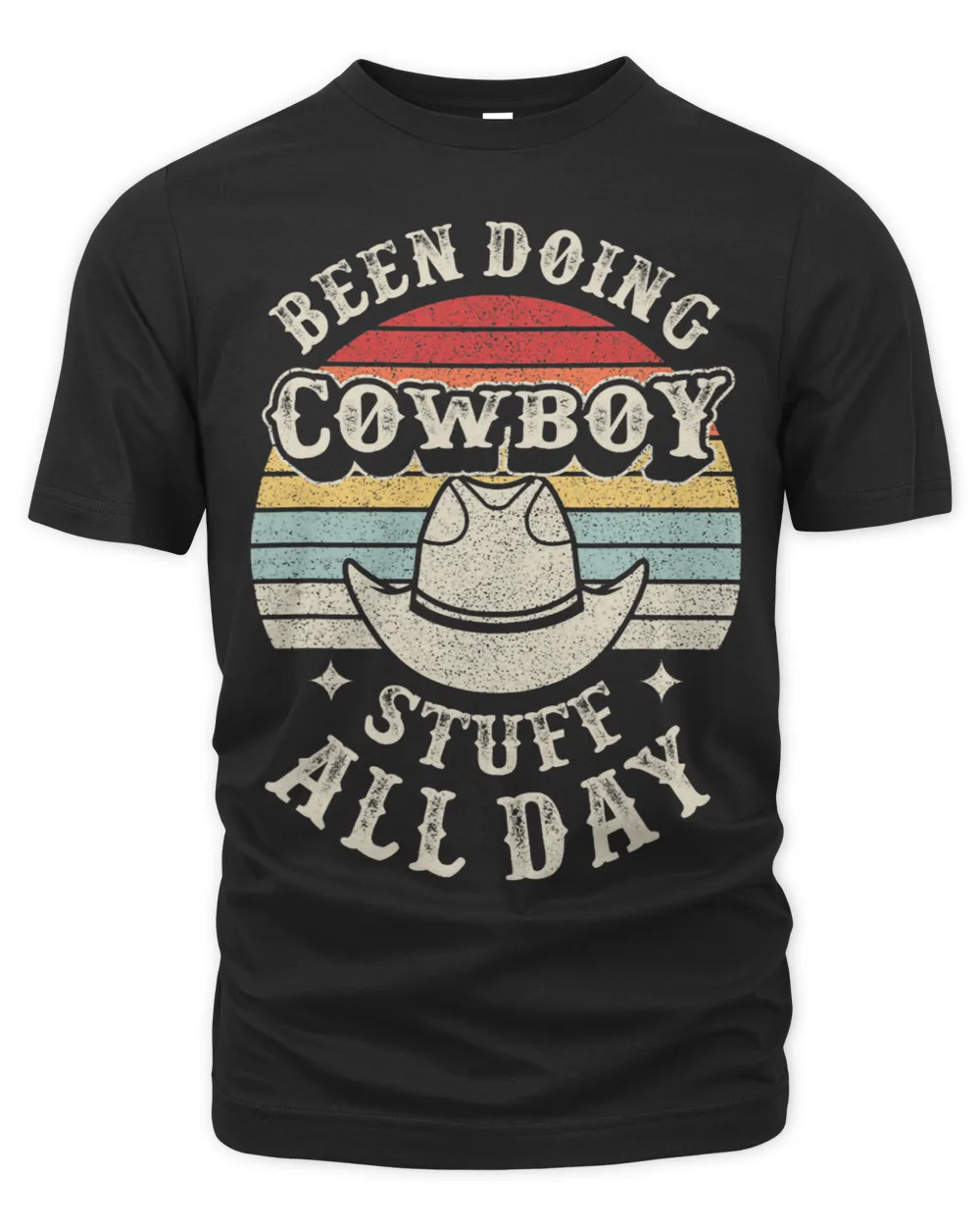 Vintage Retro Been Doing Cowboy Stuff All Day Cowgirl Cowboy 2