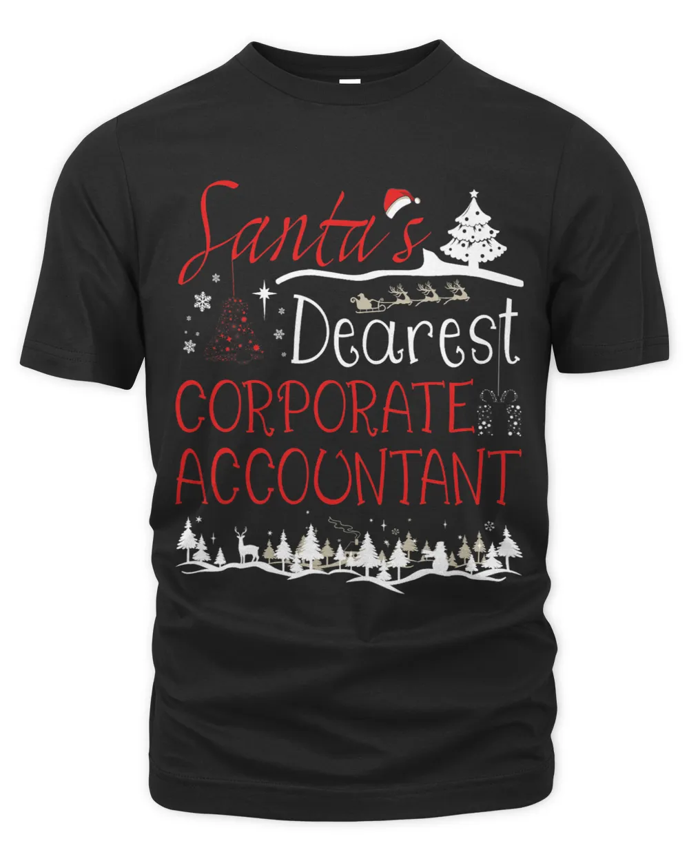 Corporate Accountant Xmas Job Funny Christmas