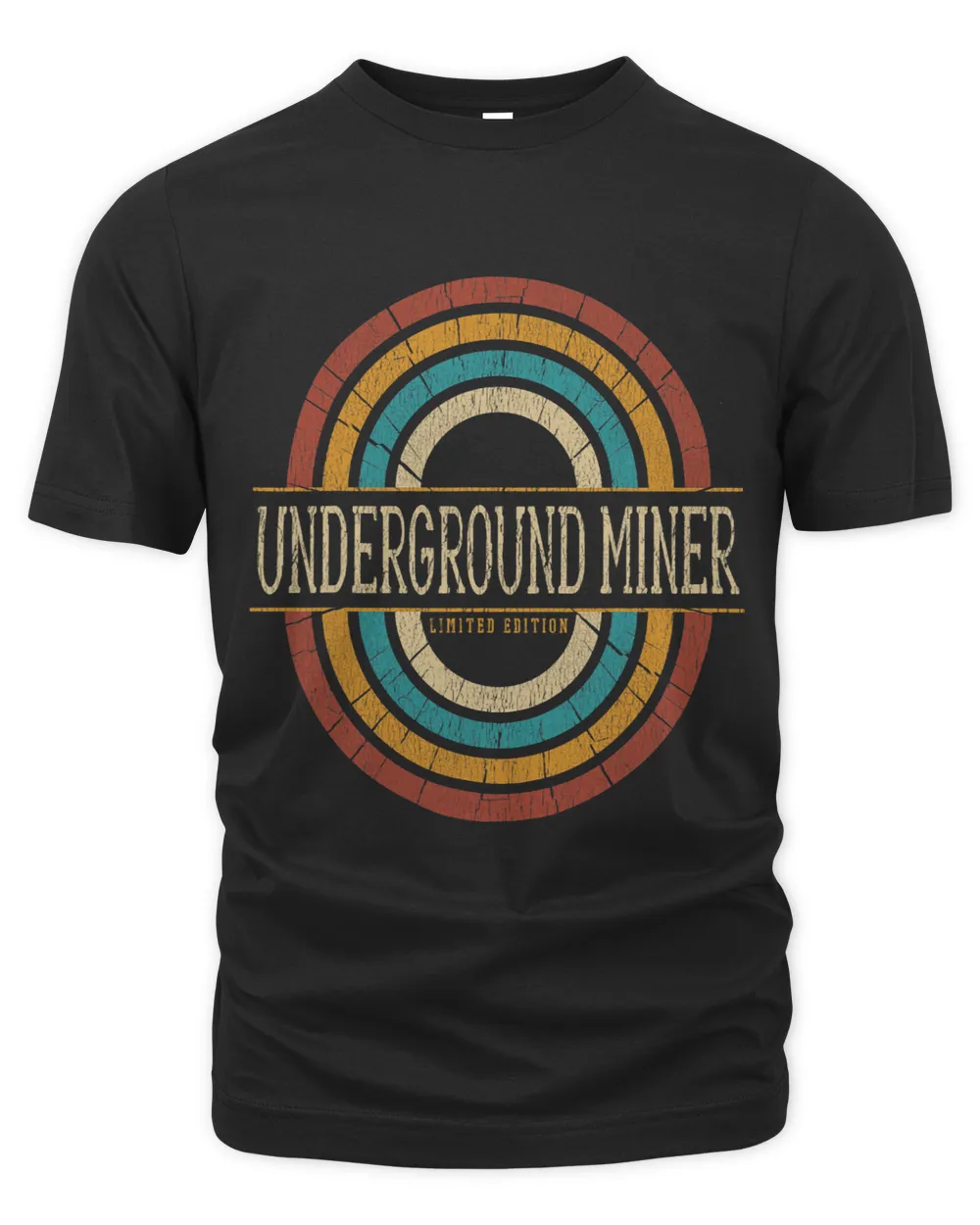 Underground Miner Vintage Retro