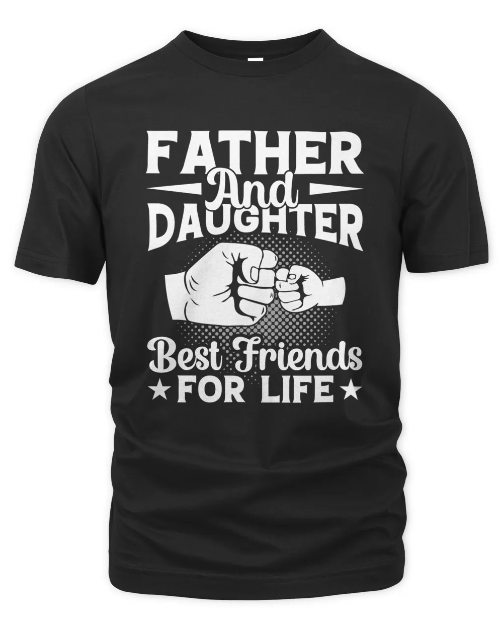 Father and Daughter Best Freiends For Life Unisex Premium T-Shirt black s