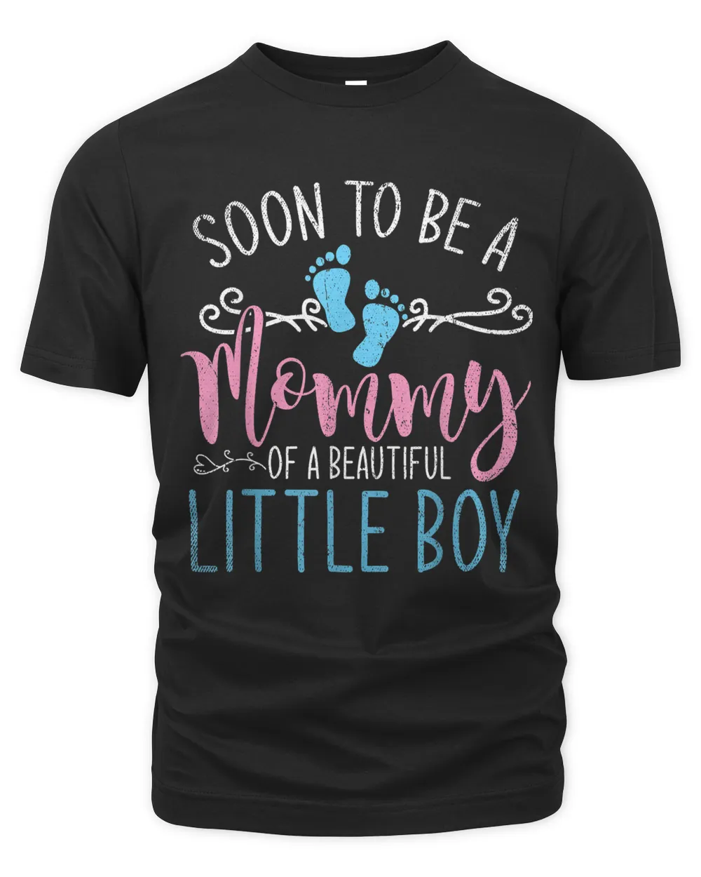 Soon To Be A Mommy Of A Beautiful Little Boy Pregnancy T-Shirt