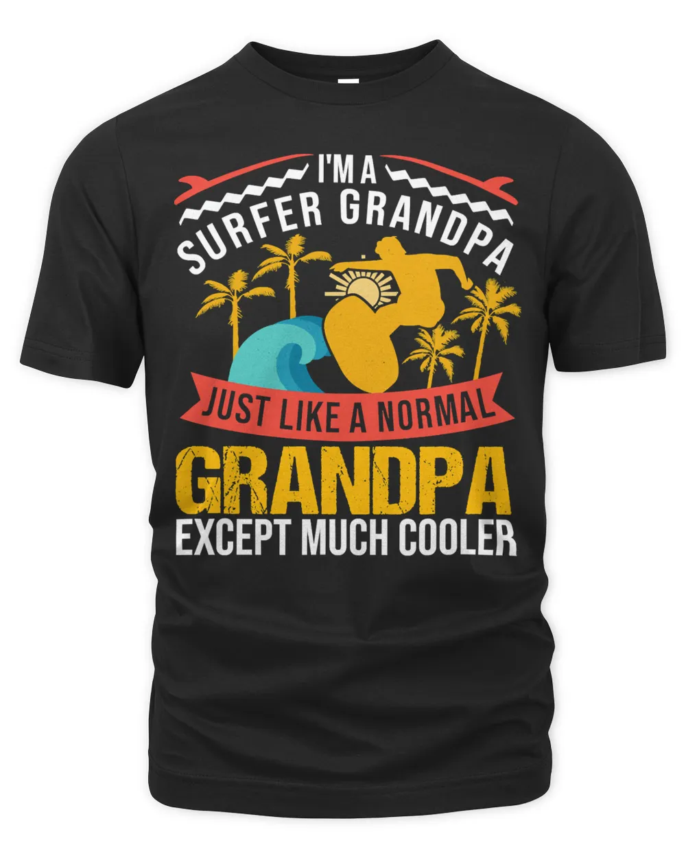 Surfer Surfing Lover Grandpa528